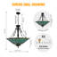 Lustre parapluie à 5 lumières 23,6 po Tiffany