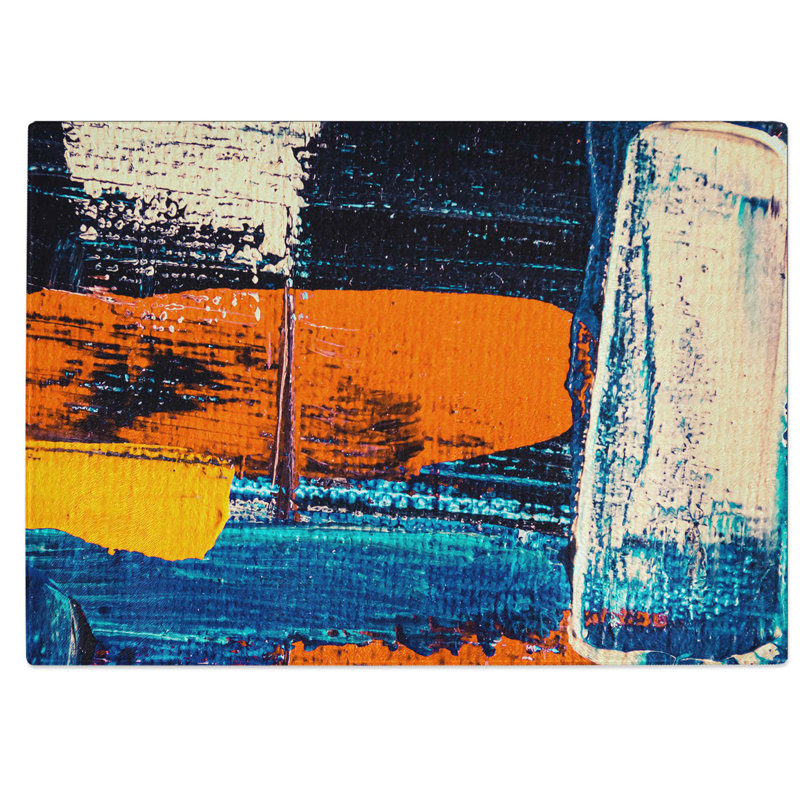 Tempered Glass Art Painting Vol.294 Chopping Board, 39 cm W x 28.5 cm L