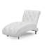 Chaise longue sans accoudoirs capitonnée Millo-20239611