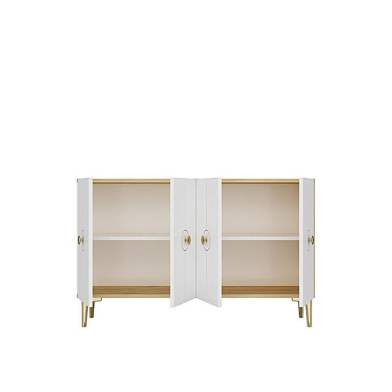 Console, White/Brown