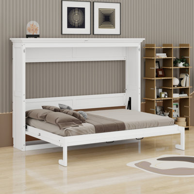 Lit escamotable rabattable qui ressemble à une armoire