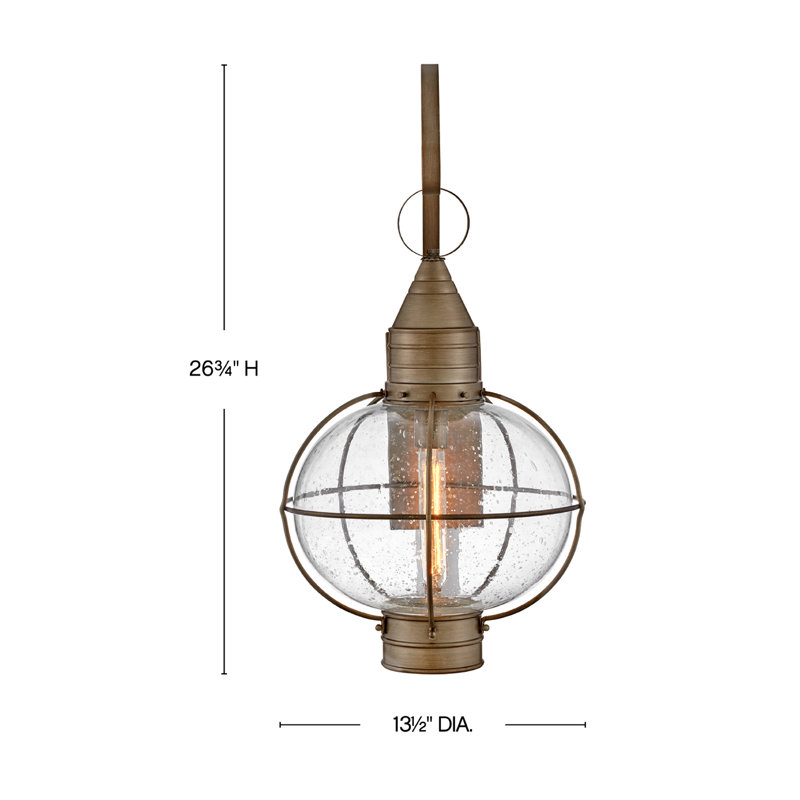 Cape Cod 13.5-in Outdoor Wall Mount Onion Lantern