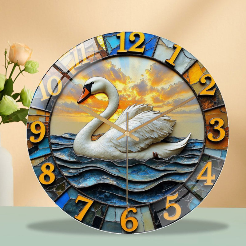 Horloge murale élégante 12 po