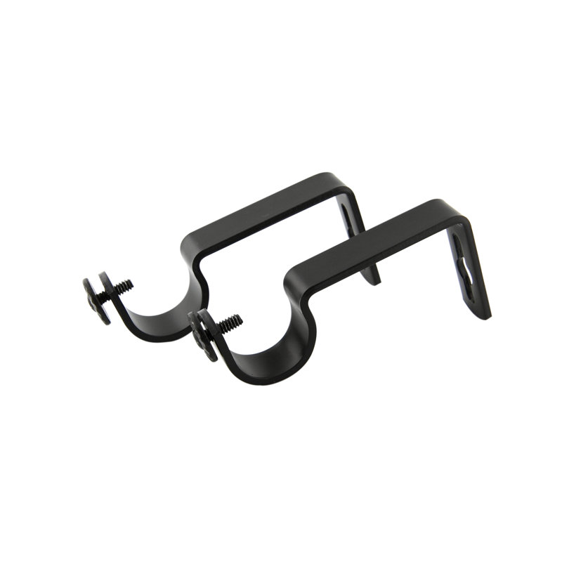 Tringle à rideaux simple Berggren, Noir