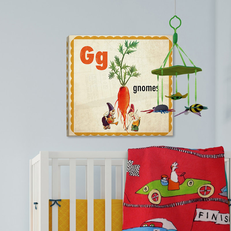 «Gnomes», reproduction sur toile tendue, H 40 po x l 40 po x P 1,5 po