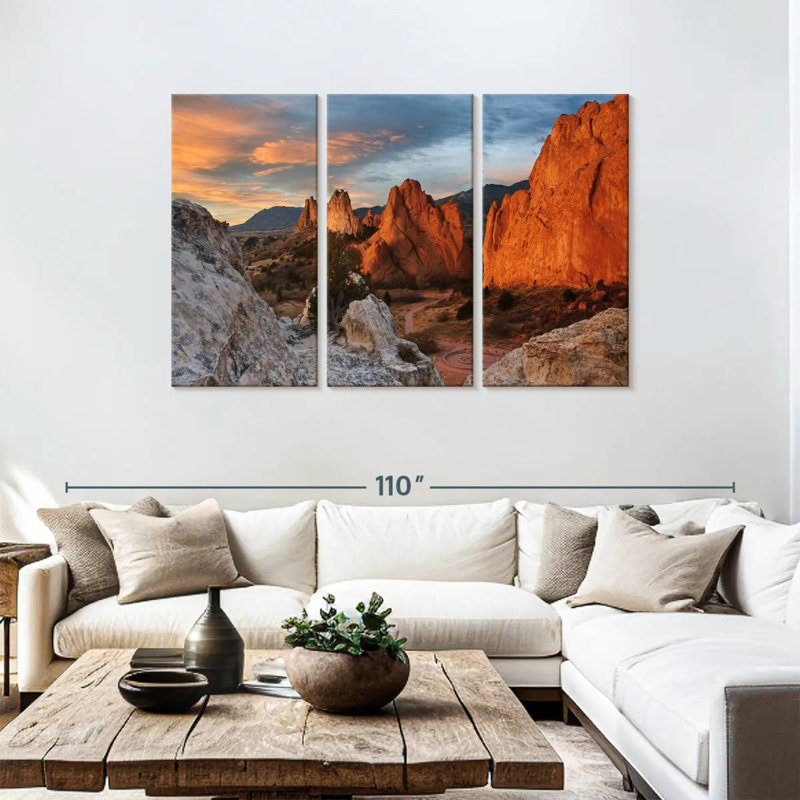 Alvord Garden of Gods in Colorado, H 48 po x l 74 po