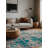 Machine Washable Gray Area Rug-1913697023