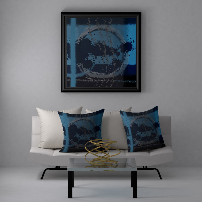 Housse de coussin carrée en forme d’Coy Vanish, 20 po X 20 po