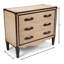 Commode anglaise 3 tiroirs French Art Deco