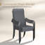 Chaise de salle à manger d'extérieur empilable-1633644222