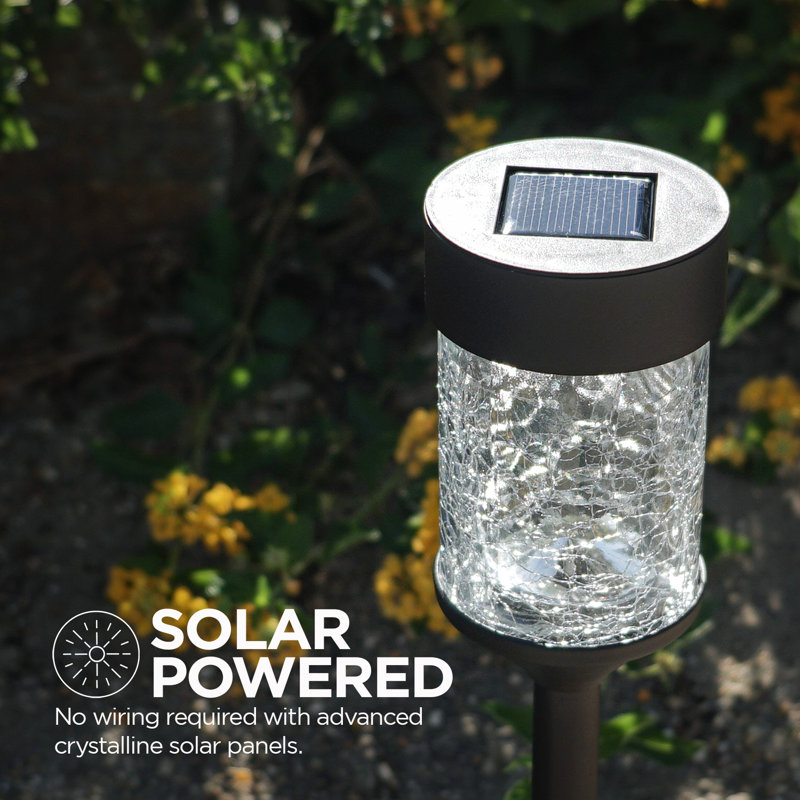 Ensemble de lumières de sentier rotatives décoratives à énergie solaire à DEL