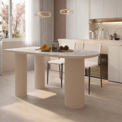 Table de salle à manger minimaliste française