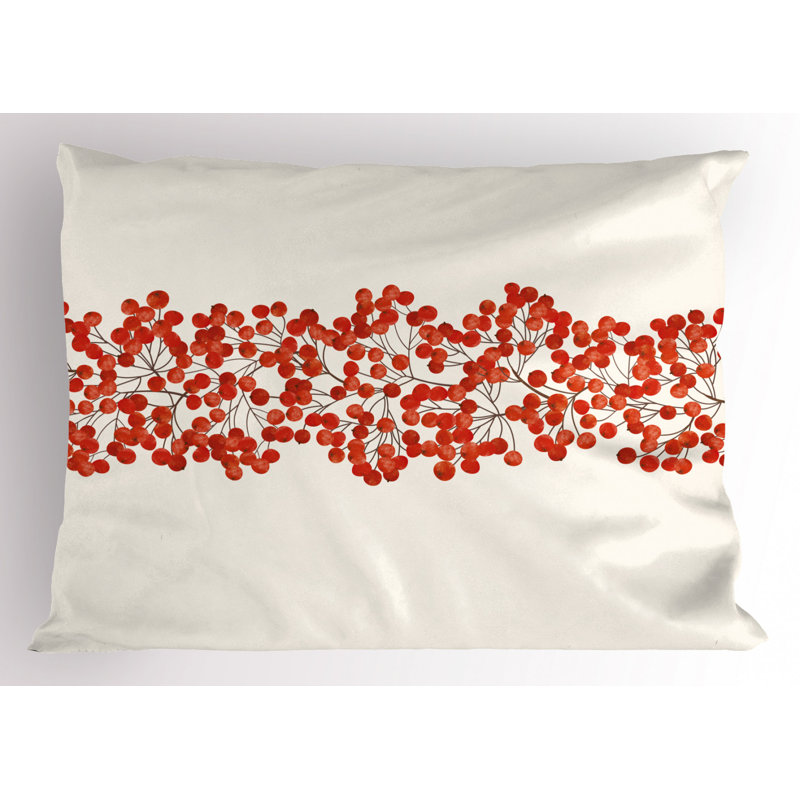 Mountain Polyester Floral Sham Set, Queen