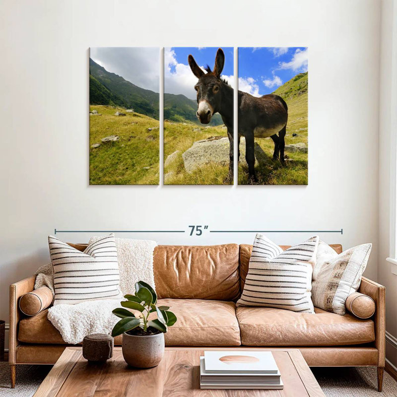 Brampt Wild Donkey, 36" H x 57" W