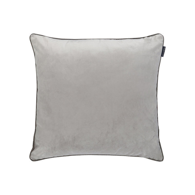 Meridian Square Cushion, Dove/Charcoal