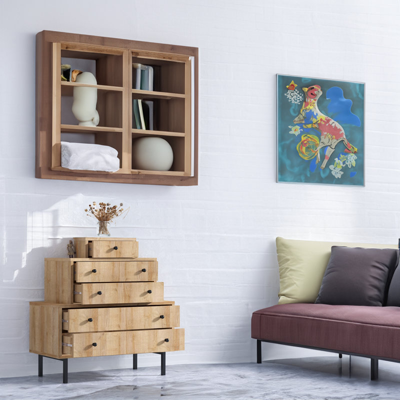 Commode 5 tiroirs l 35 po