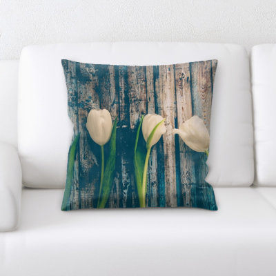 Close up Microsuede Reversible Throw Pillow