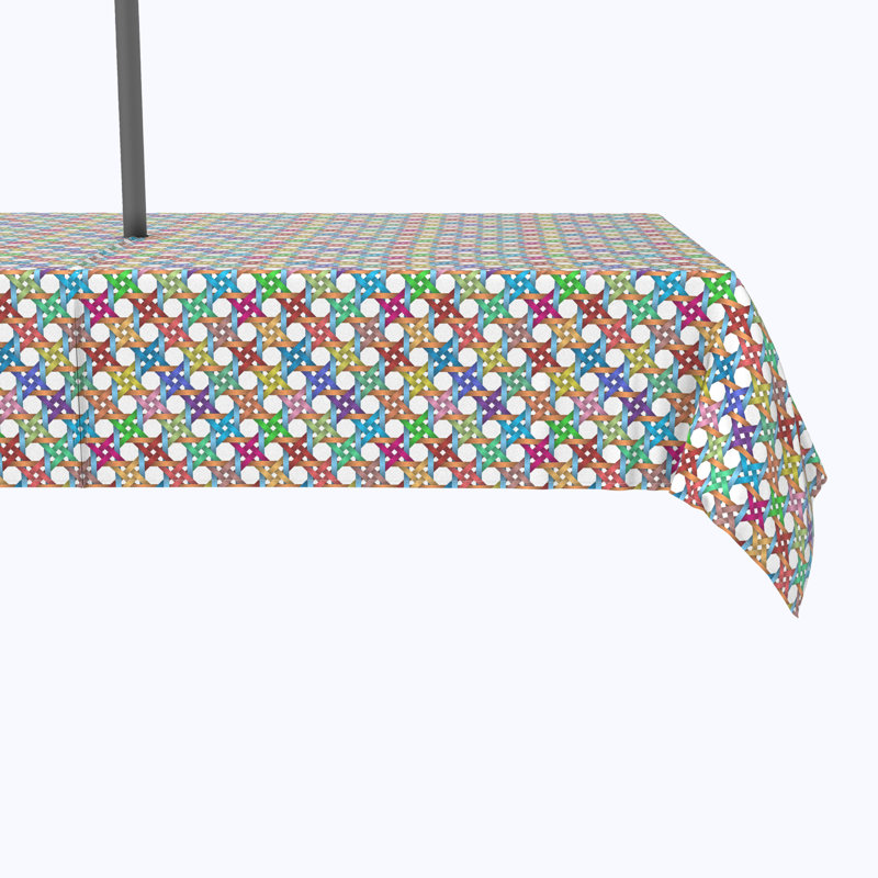 Wanneroo Geometric Tablecloth, 84" x 60"