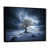 Toile avec cadre flottant noir