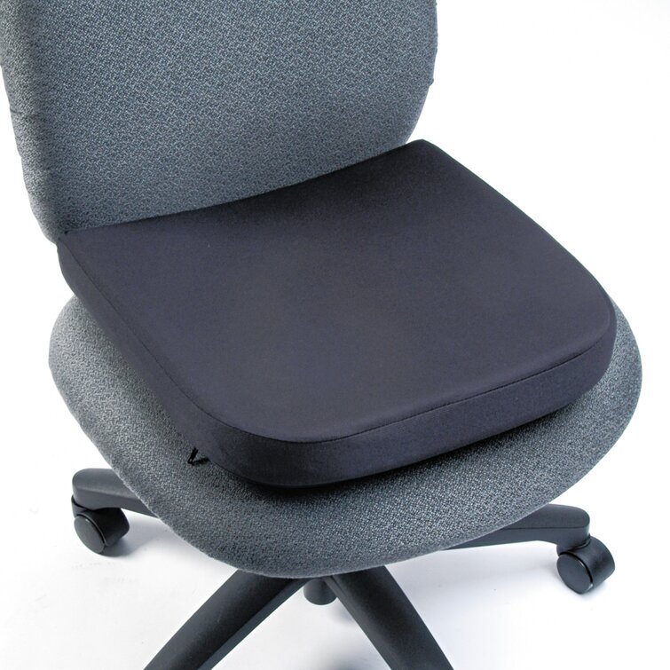 Sleepavo Gray Memory Foam Seat Cushion for Office Chair Pillow for