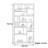 A stylish and practical bookcase-158549985-158549986