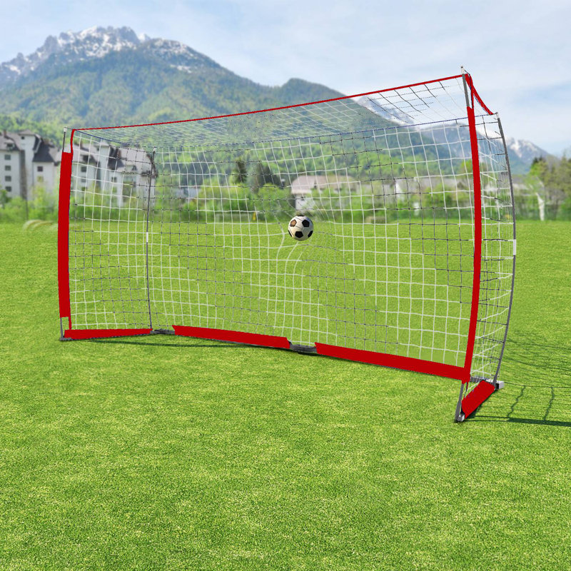 Portable Soccer Goal Net Training Set, Red