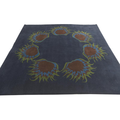 Tapis bleu marine rectangulaire 7 pi Pineland