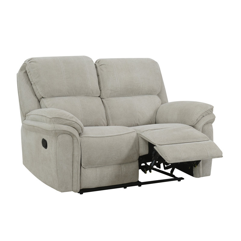 Coonrod 2 Seater Reclining Loveseat, Grey