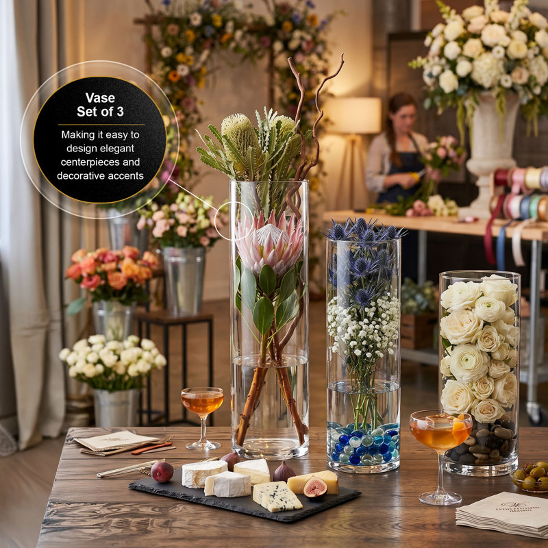 Ensemble de vases moyen