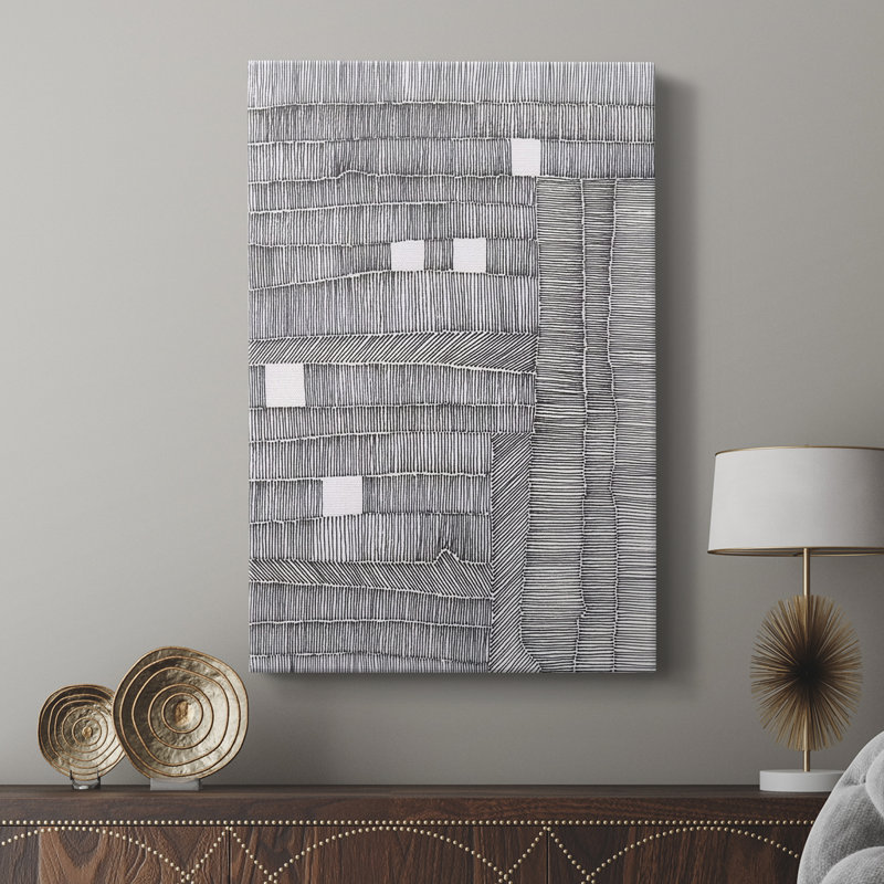 Tedious II -Custom Wrapped Gallery Cavas, 60" H x 40" W