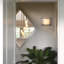 Vertical Bars Forged Flush Mounted Sconce-1083188882