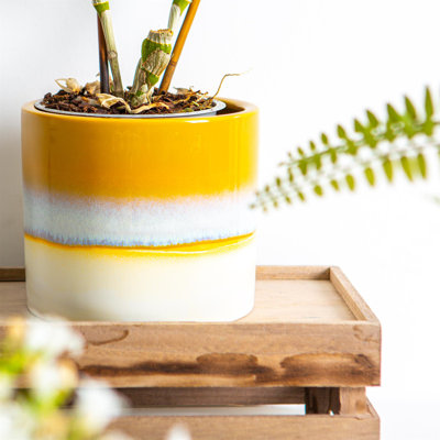 Nicola Spring - Reactive Glaze Plant Pot