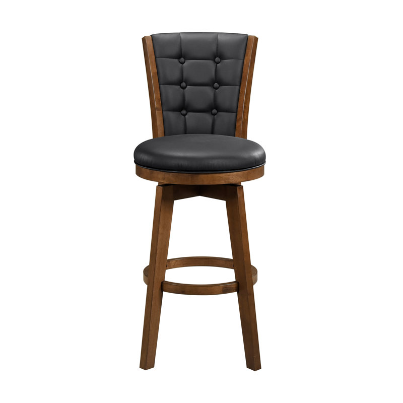 Jordanlee Tufted Upholstered Side Chair, Bar Stool (29” Seat Height)