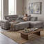 Corner Sofabed with Storage and Ottomans-115828343-115828346
