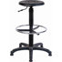 Adjustable Height Industrial Stool with Footrest
