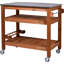 Alyxandria Solid Wood Bar Cart
