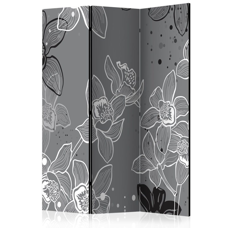 Gjender 135cm W x 172cm H 3 - Panel Solid Wood Folding Room Divider