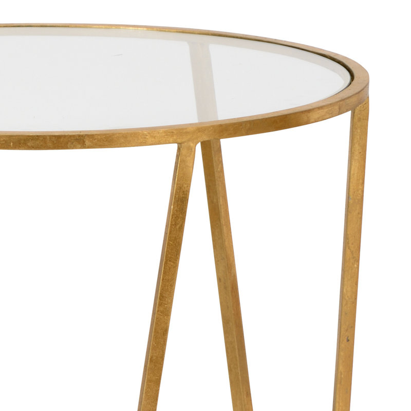 Emery Glass End Table
