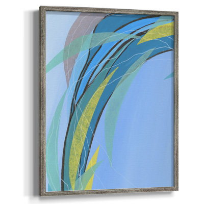«Circulation Flow III», reproduction encadrée - bois massif