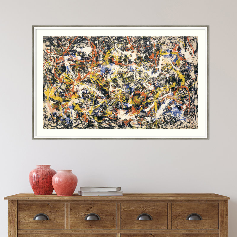 " Convergence " by Jackson Pollock, White