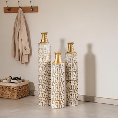 32,3 po et étagères vases et pots avec chambre à coucher, salon pour chambre à coucher et salon