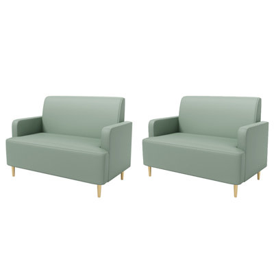 Banc rembourré en similicuir Modern