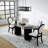 Tralyn Oval Glass Top Dining Table