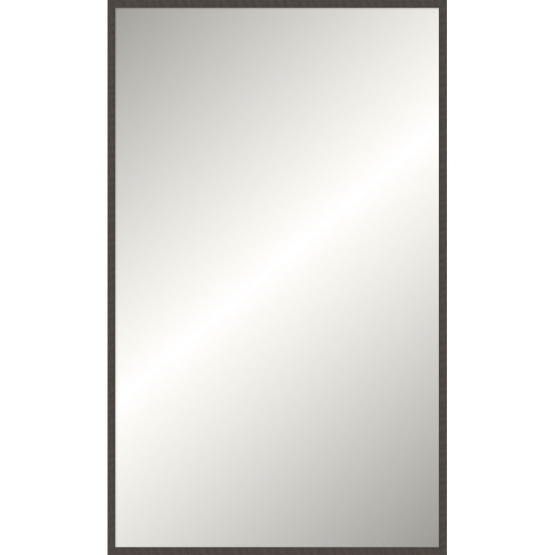 Miroir noir Pinebridge, Rectangle 89.75" x 49.75", Non-Beveled