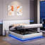 4ft6 Ottoman Bed With Led-126511410-126511404