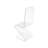 Chair, Clear Ghost Acrylic - Z LED Design 10035-2 Returned Unit