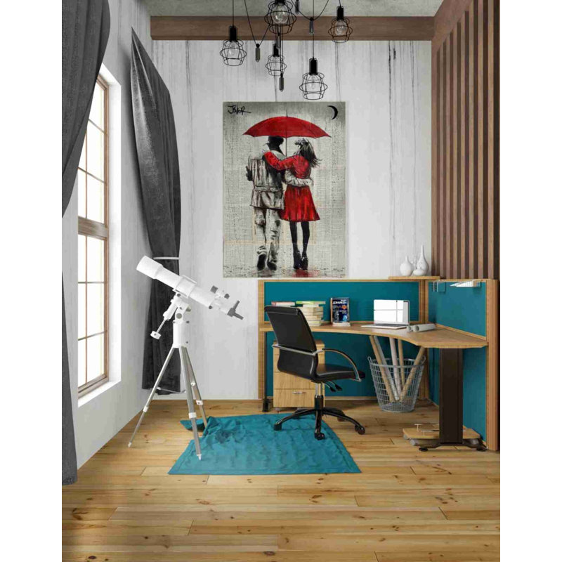 «Fall» par Loui Jover, art mural sur toile, H 40 po x l 26 po x P 1,5 po