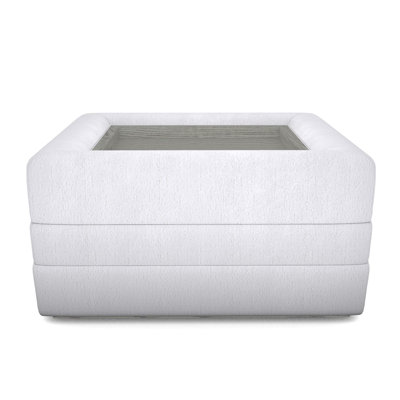 Boyden Ottoman with Wood Tray