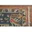 Tapis traditionnel en laine noué à la main bleu 7 x 10