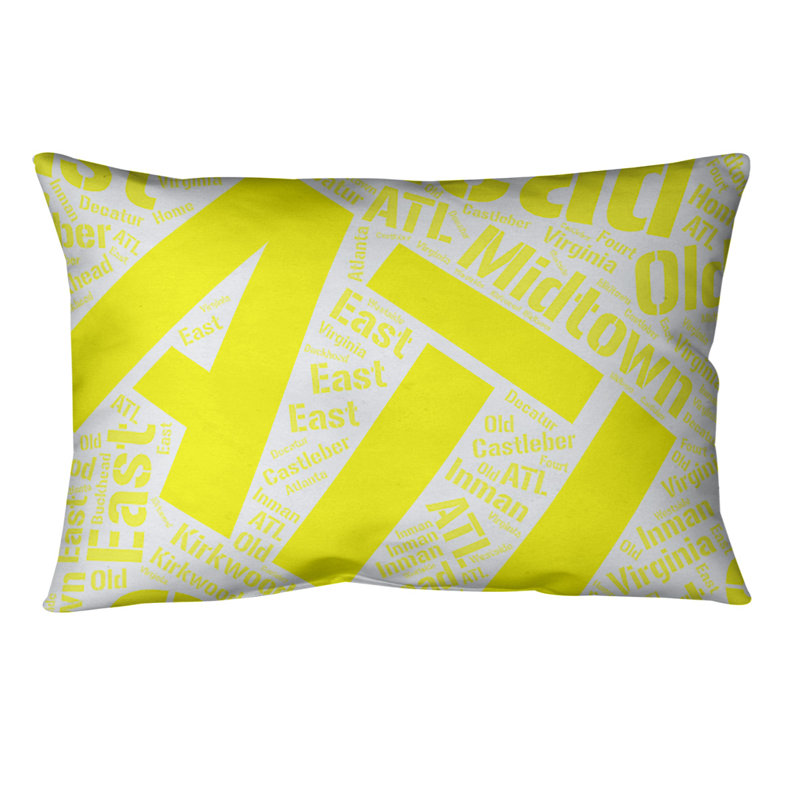 Coussin lombaire intérieur/extérieur atlanta, Oui, Jaune